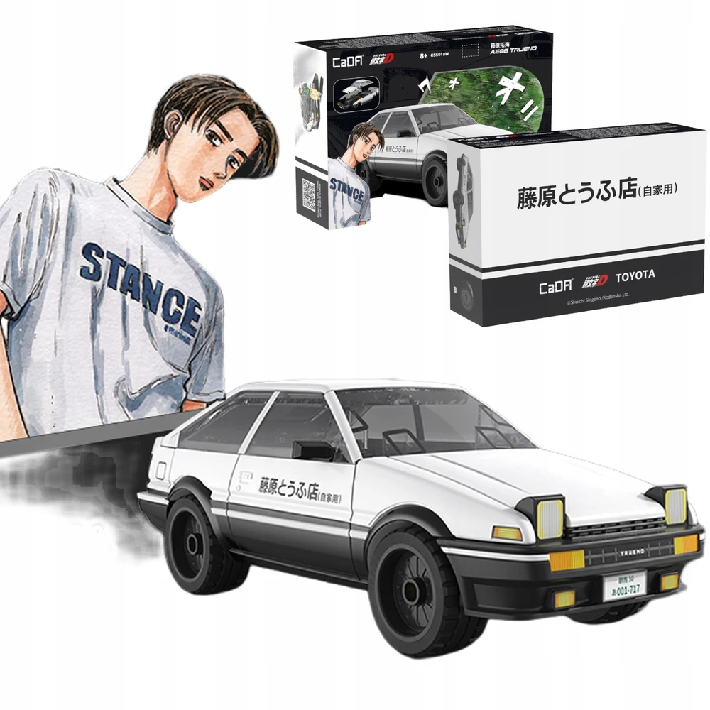 CADA BLOKAI TOYOTA TRUENO AE86 INITIAL D AUTO MANGA ANIME