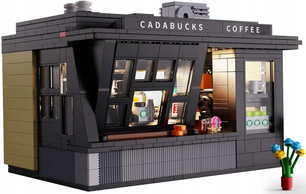 CADA blokeliai CAFE Coffee House LED Building 768 EL C66005W