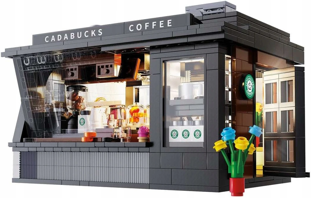 CADA blokeliai CAFE Coffee House LED Building 768 EL C66005W