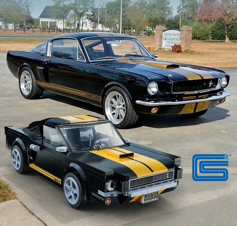 CADA BLOKŲ RINKINYS FORD MUSTANG SHELBY GT 350H NUOTOLINIO PULTO VALDYMAS 291 ELEMENTAS.