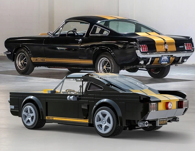CADA BLOKŲ RINKINYS FORD MUSTANG SHELBY GT 350H NUOTOLINIO PULTO VALDYMAS 291 ELEMENTAS.