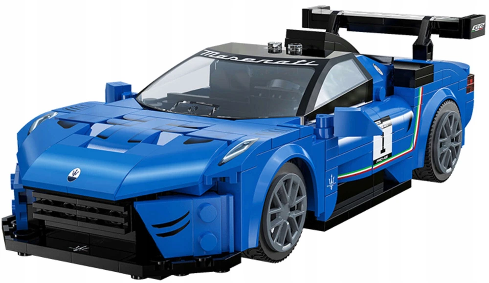 CADA blokų rinkinys Maserati GT2 sportinis automobilis 320 elementų su RC pulteliu