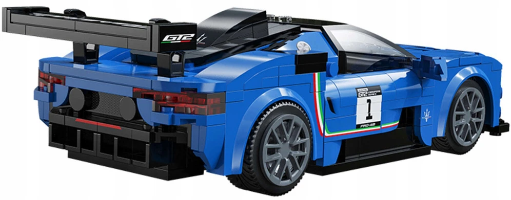 CADA blokų rinkinys Maserati GT2 sportinis automobilis 320 elementų su RC pulteliu