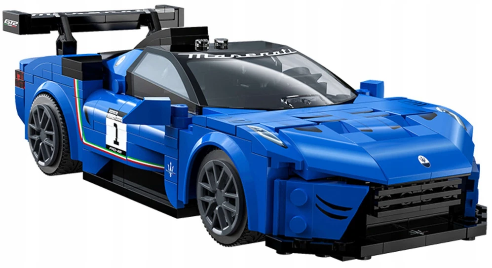CADA blokų rinkinys Maserati GT2 sportinis automobilis 320 elementų su RC pulteliu