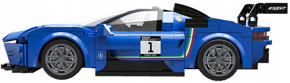 CADA blokų rinkinys Maserati GT2 sportinis automobilis 320 elementų su RC pulteliu