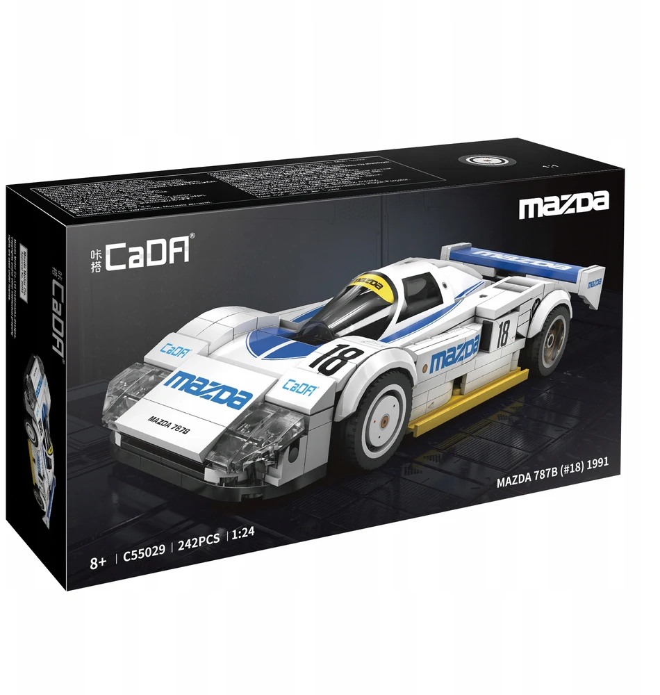 CADA BLOKŲ RINKINYS MAZDA 787B LE MANS 1:24 242 VIENETŲ SPORTINIS AUTOMOBILIS