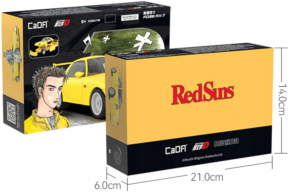 CADA BLOKŲ RINKINYS MAZDA RX-7 PRADINIS D MASTAS 1:35