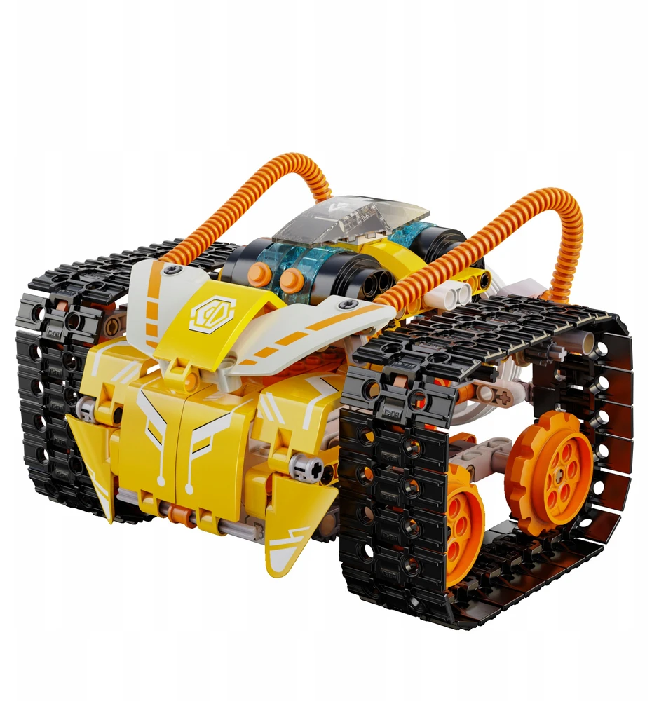 CADA CODE robotų blokų rinkinys, modelis W.BOT RC, nuotoliniu būdu valdomas Dual Mode 455