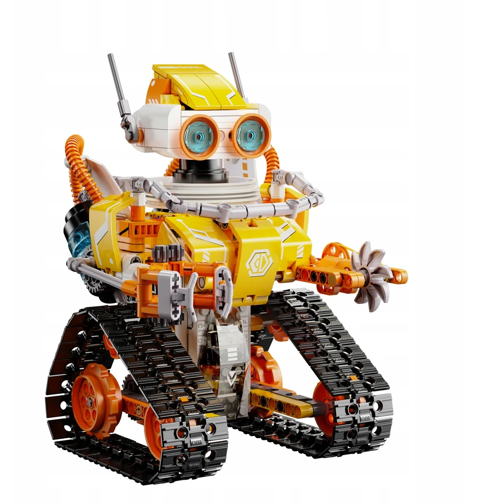 CADA CODE robotų blokų rinkinys, modelis W.BOT RC, nuotoliniu būdu valdomas Dual Mode 455