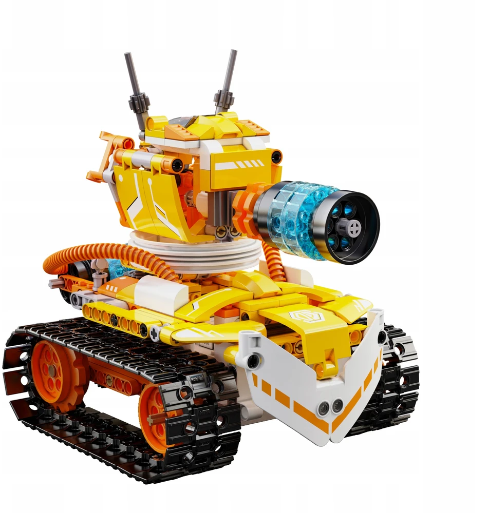 CADA CODE robotų blokų rinkinys, modelis W.BOT RC, nuotoliniu būdu valdomas Dual Mode 455