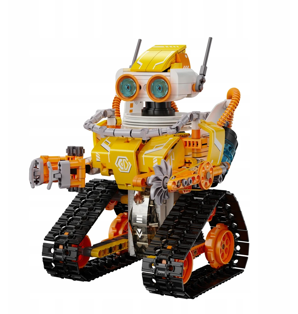 CADA CODE robotų blokų rinkinys, modelis W.BOT RC, nuotoliniu būdu valdomas Dual Mode 455