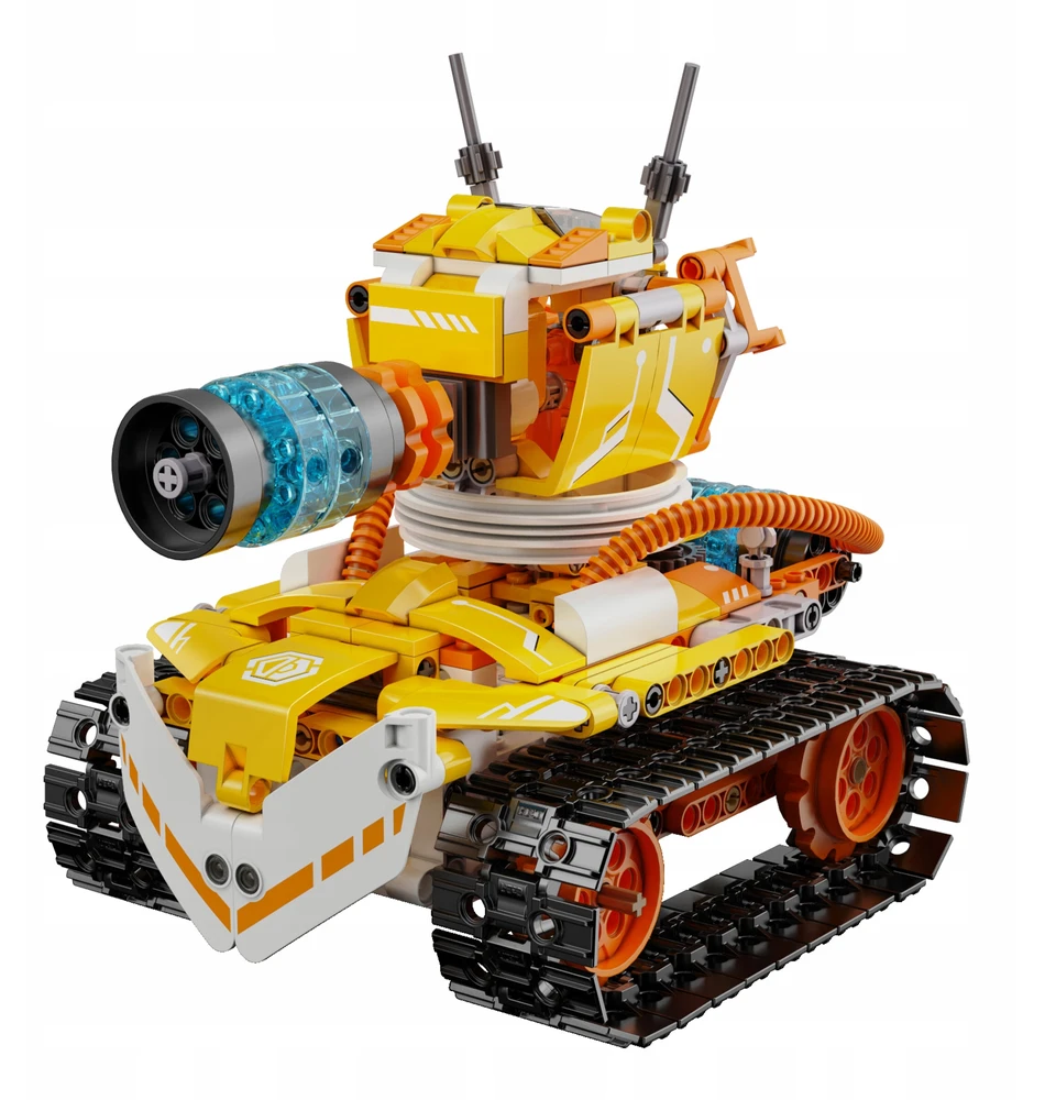 CADA CODE robotų blokų rinkinys, modelis W.BOT RC, nuotoliniu būdu valdomas Dual Mode 455