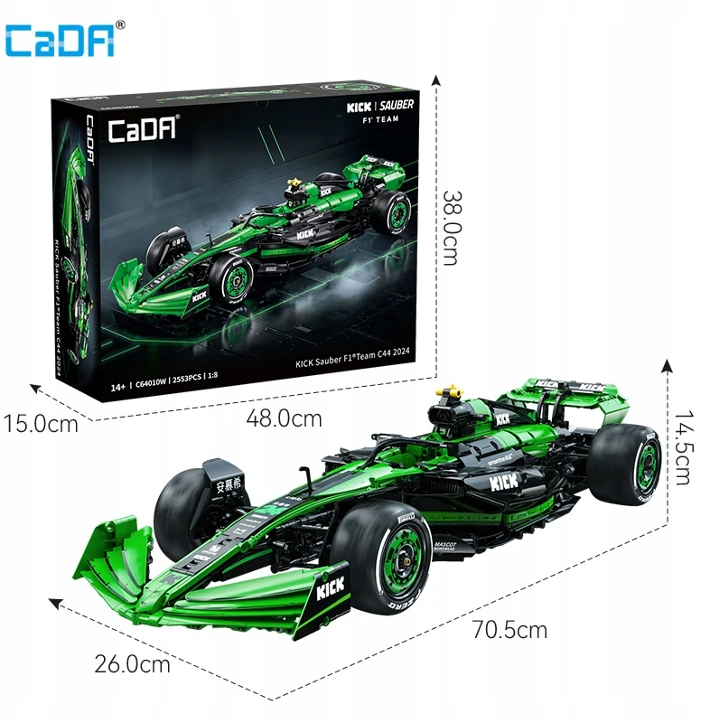 CADA F1 KICK SAUBER TEAM FORMULA 1 RACE CAR 2553 elementai.