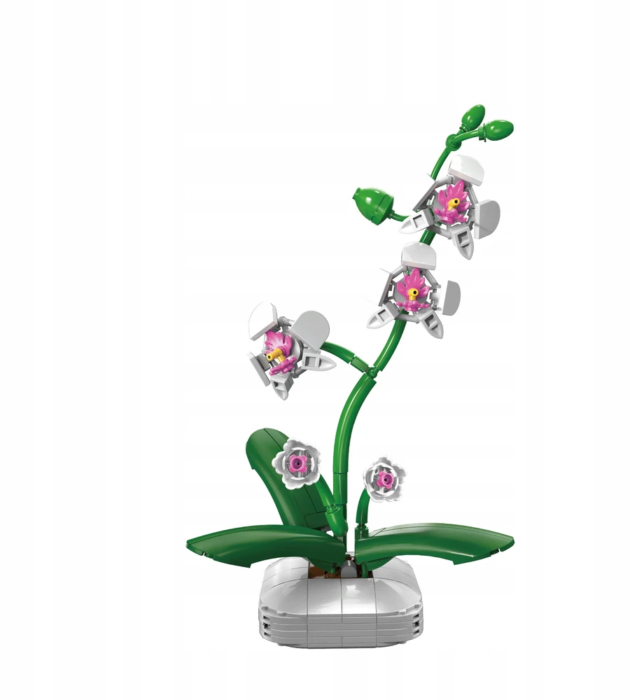 CaDA Floral Art Orchid gėlė vazone 237 el 59028 statybiniai blokeliai