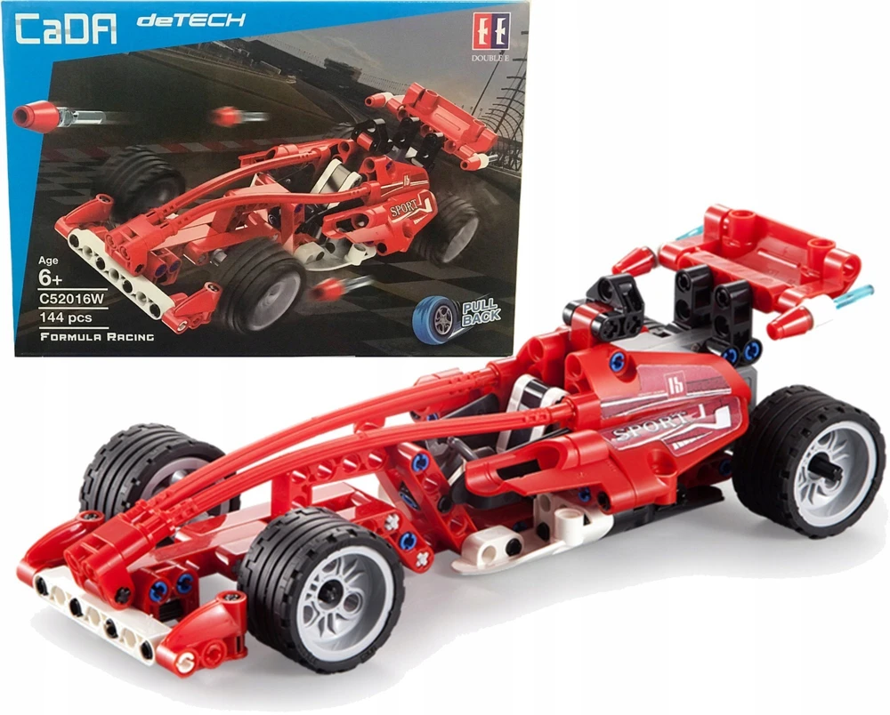 CaDA Formula Racing C52016W lenktyninių automobilių kaladėlės, 144 vnt.