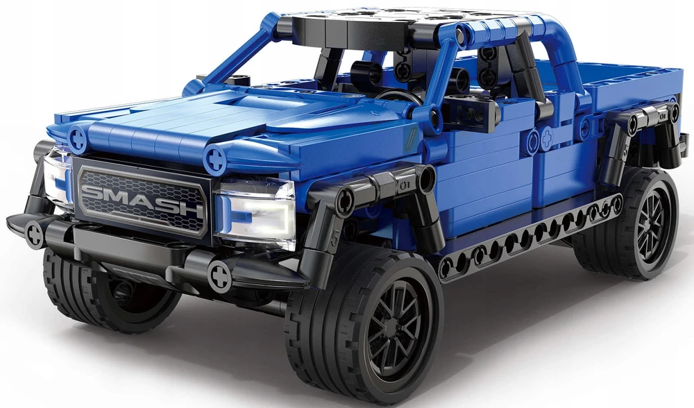 CADA Kaladėlės AUTO BEKELIŲ OFF ROADER ATSITRAUKIMAS 390 EL.