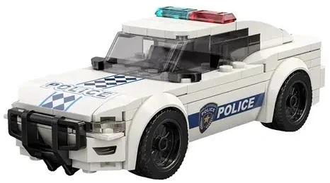 CaDA konstruktoriaus rinkinys „Midnight Pursuit“ lenktyninis automobilis, 156 dalys