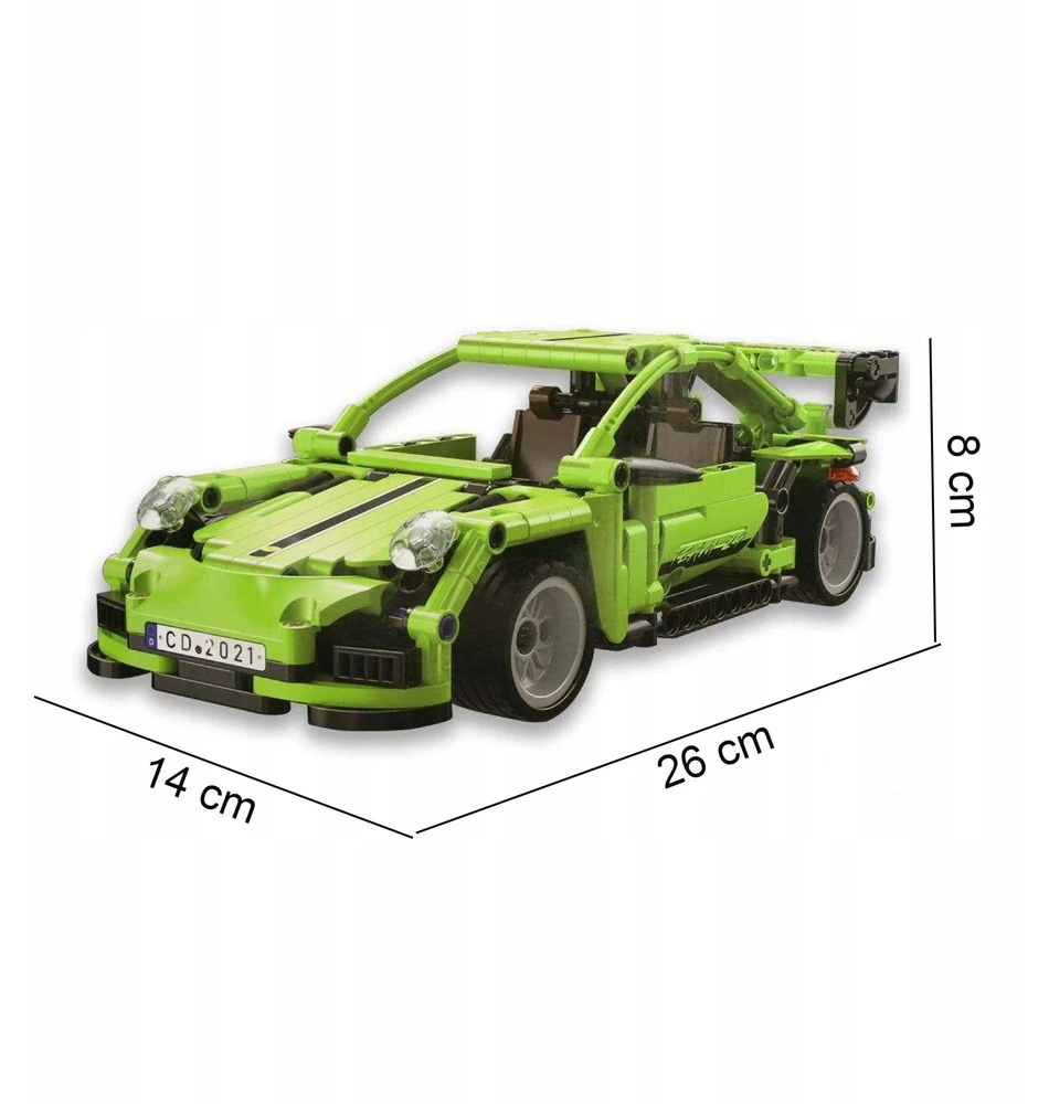 Cada Legend Sports Car 387 detali, automobilio konstravimo rinkinys