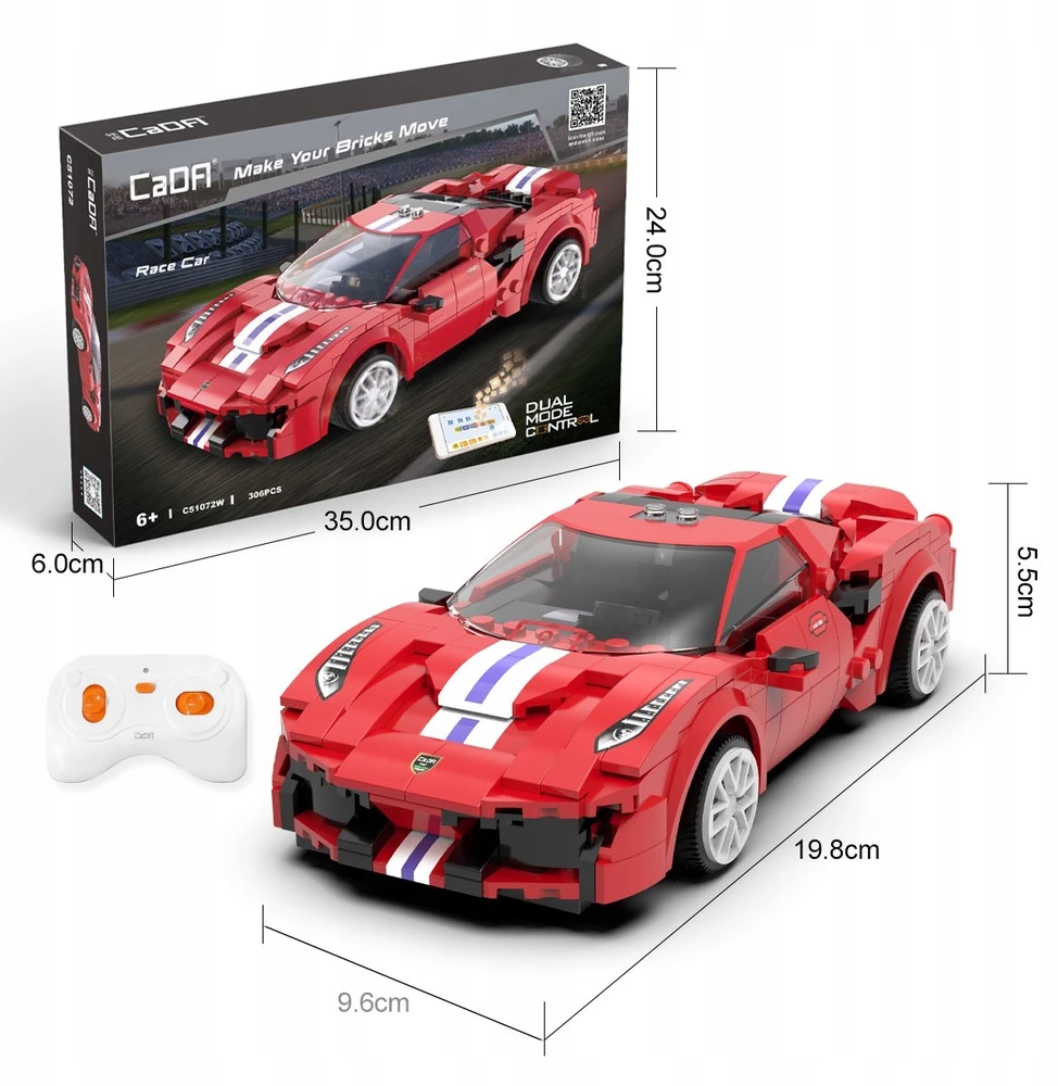 Cada Race Car statybinių blokelių rinkinys