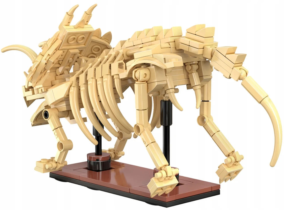 CADA statybinės plytos Dinosaur Triceratops Luminous 272 vnt C59013W