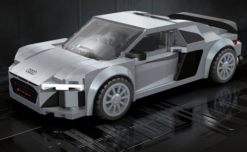 CADA statybiniai blokai Audi R8 Coupe 199 vnt. SPORTINIS AUTOMOBILIS 1:24