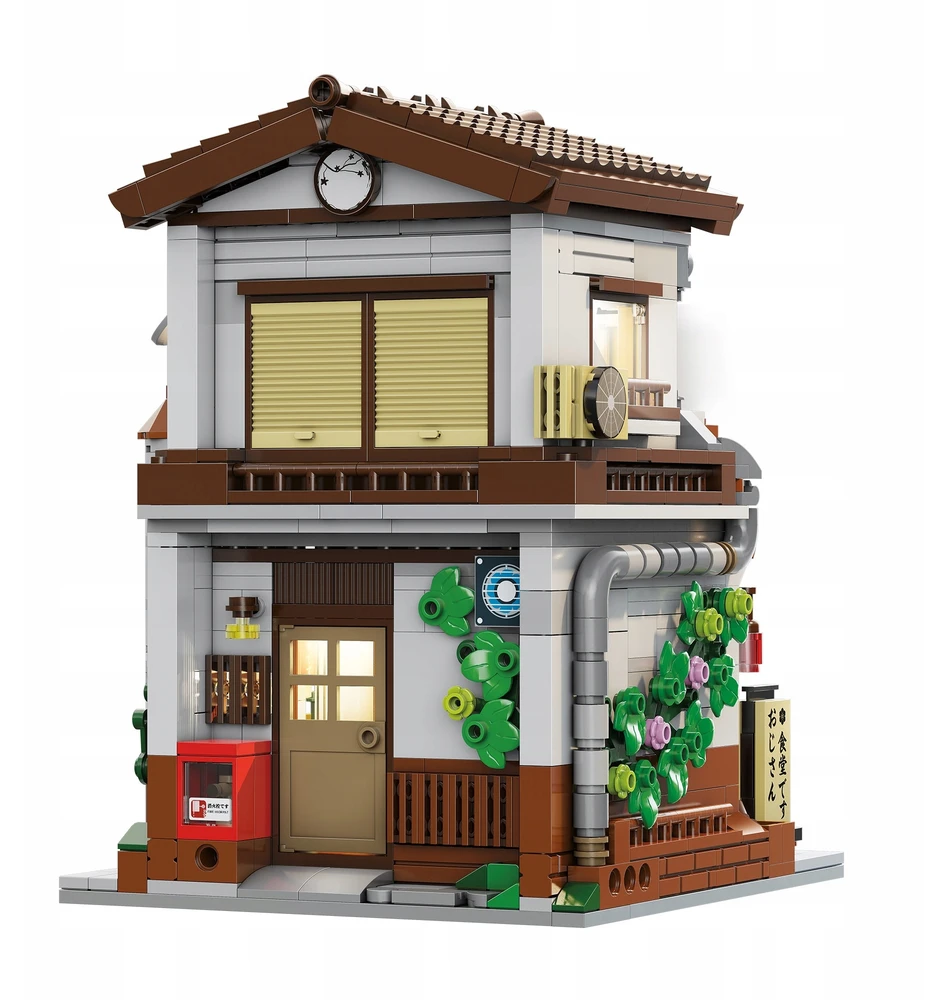 CADA STATYBINIAI BLOKAI JAPANESE RESTAURANT 861 ELEMENTS + LED JAPANESE