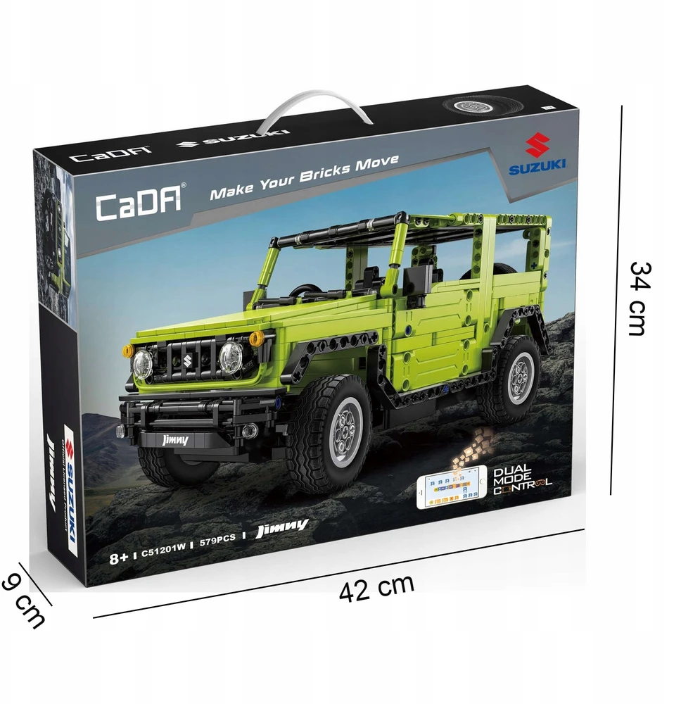 CADA statybiniai blokeliai SUZUKI Jimny Off-road 579 vnt.