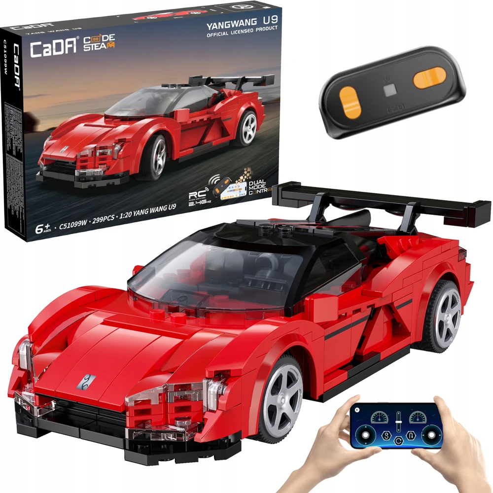 Cada Yangwang U9 Rc lenktyninis automobilis, 299 det.