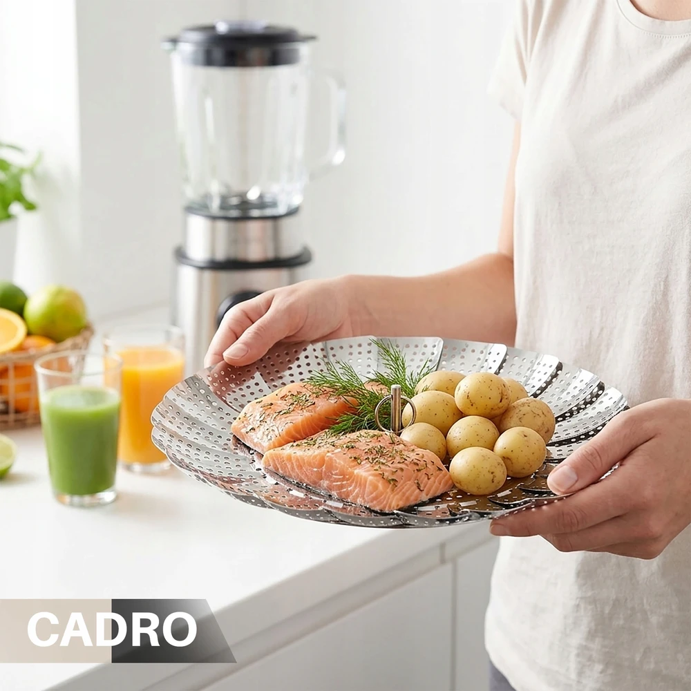 Cadro Garinimo įdėklas, 23 cm, garintuvas, sietelis, nerūdijančio plieno puodo krepšelis
