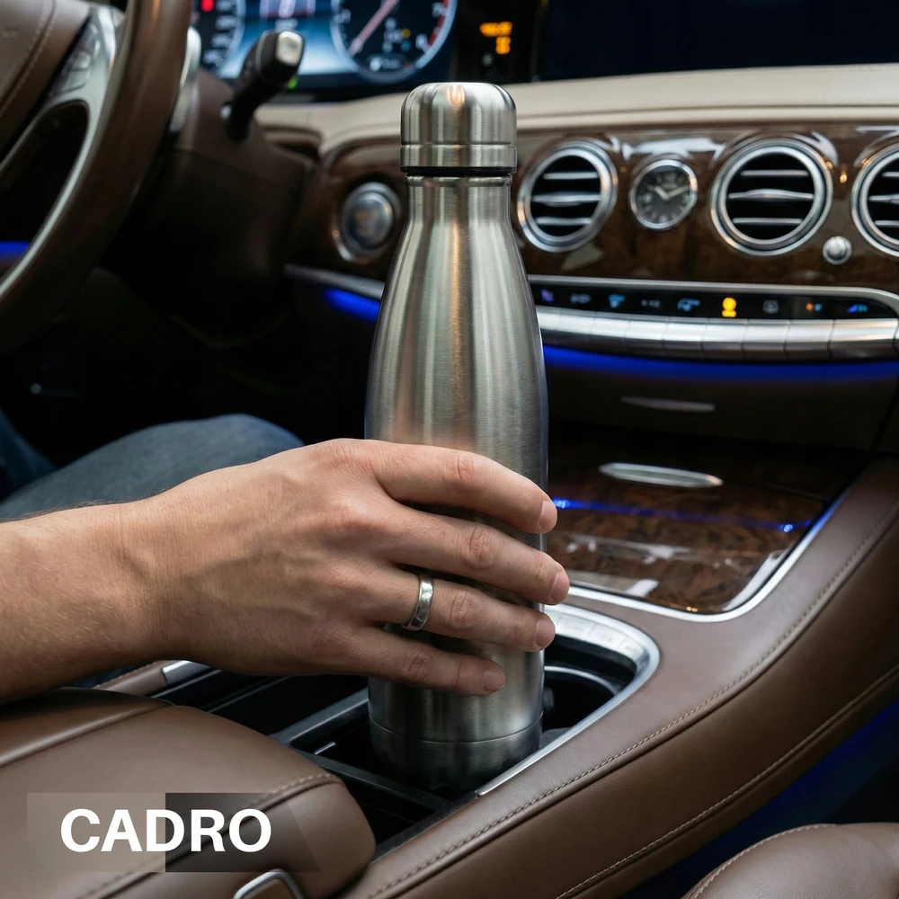 Cadro THERMOS, plieno vakuuminis termo butelis arbatai ir kavai, 500 ml