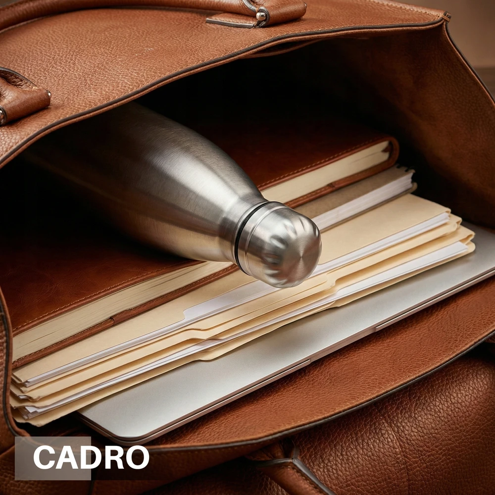 Cadro THERMOS, plieno vakuuminis termo butelis arbatai ir kavai, 500 ml