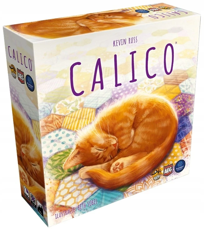 Rebel Calico stalo žaidimas PLANDĖS katėms 145 plytelės ŽETONAI Lucky Duck