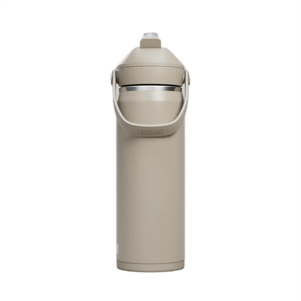 CamelBak Flip Straw izoliuotas vandens butelis 590 ml sidabro