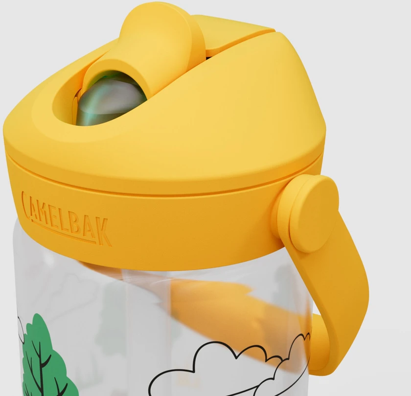 Gertuvė CamelBak neišsiliejantis puodelis su snapeliu ir šiaudeliu, 0,40 l, be BPA