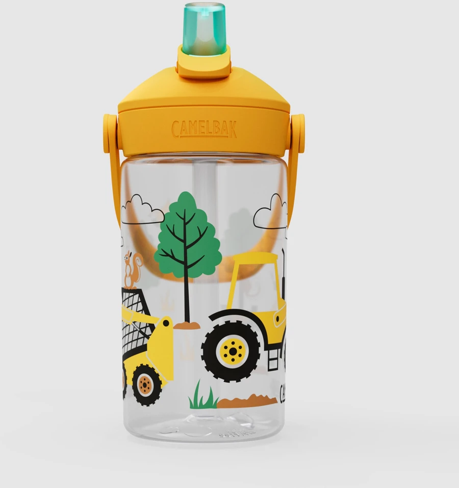 Gertuvė CamelBak neišsiliejantis puodelis su snapeliu ir šiaudeliu, 0,40 l, be BPA