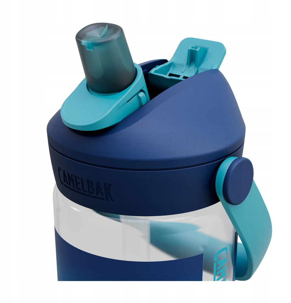 CamelBak Thrive Flip Straw Kids kelioninis buteliukas 400 ml mėlynas haze