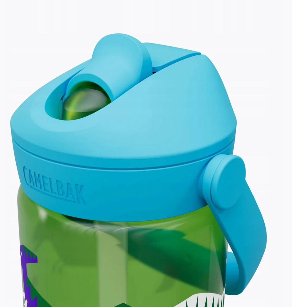 Gertuvė CamelBak Thrive Flip Straw Kids turistinis buteliukas 400 ml hip dinos