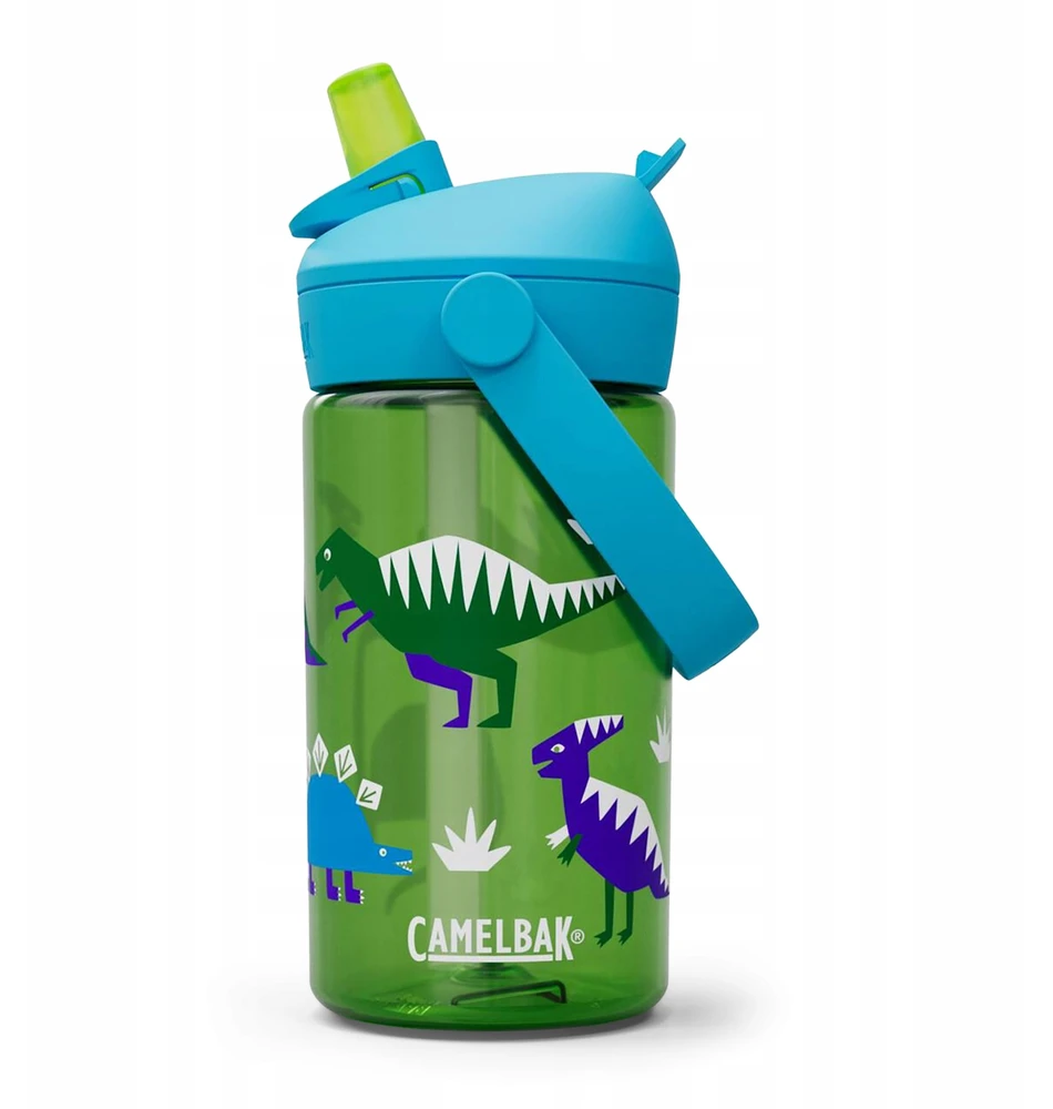 Gertuvė CamelBak Thrive Flip Straw Kids turistinis buteliukas 400 ml hip dinos