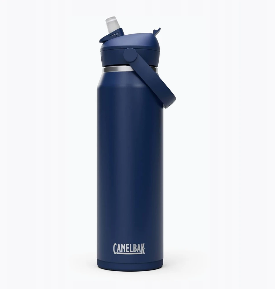 Camelbak Thrive Flip Straw Termo butelis 950 ml, nerūdijantis plienas, tamsiai mėlynas