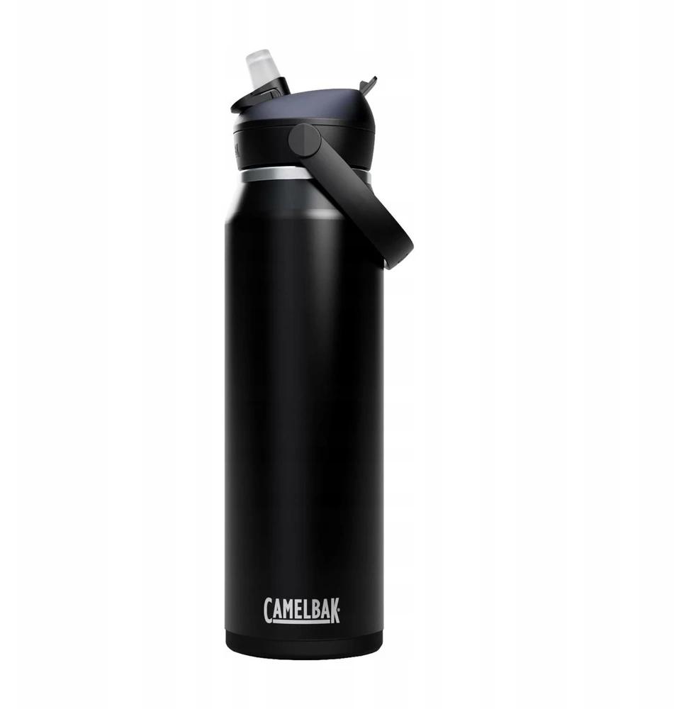 Camelbak Thrive termosinė gertuvė su šiaudeliu, 1l, nerūdijančio plieno, juoda