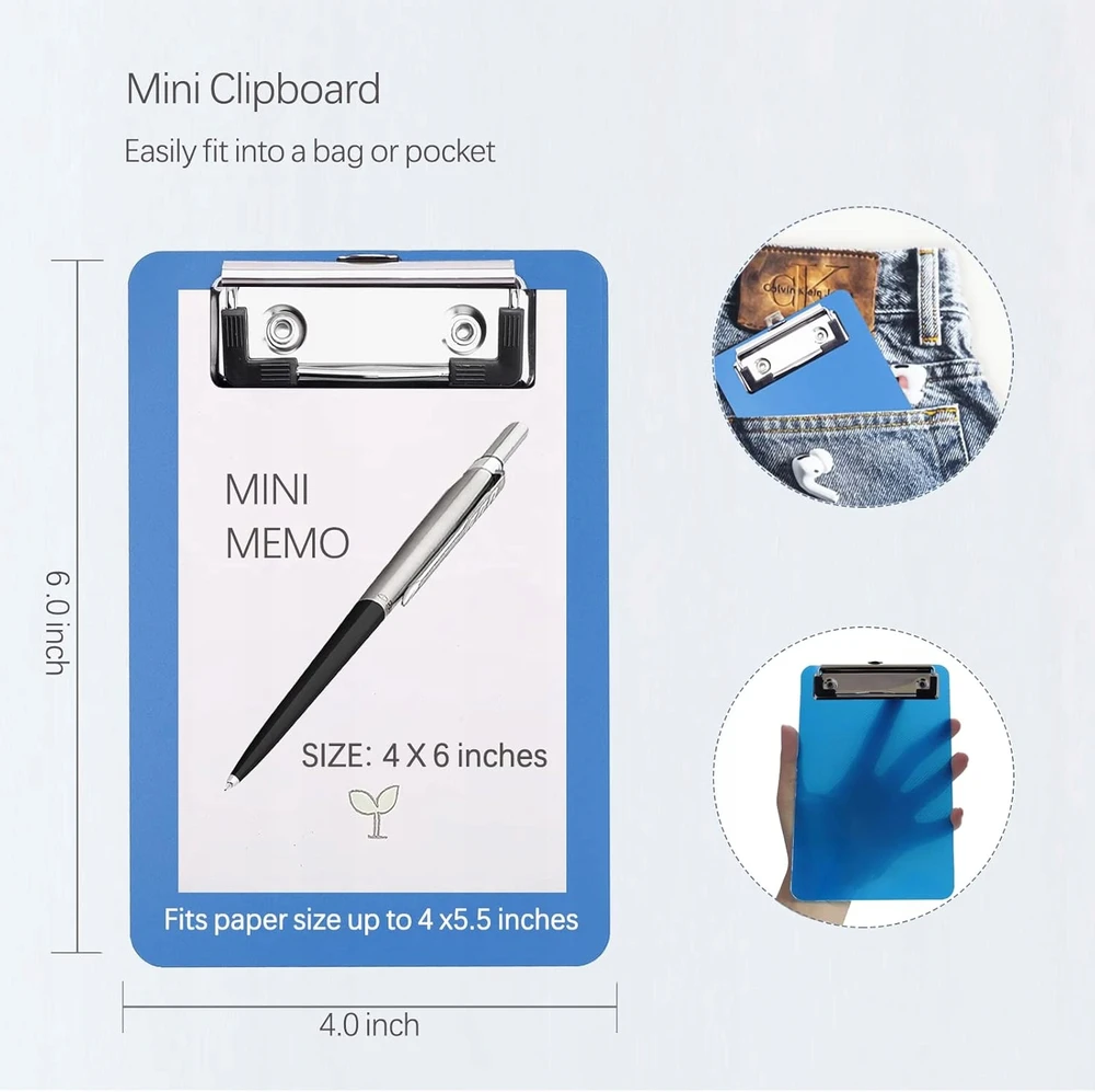 CAMP PAD 10X15CM MINI CLIP RAŠIKLIŲ LAIKIKLIS Tvirtai, ILGA