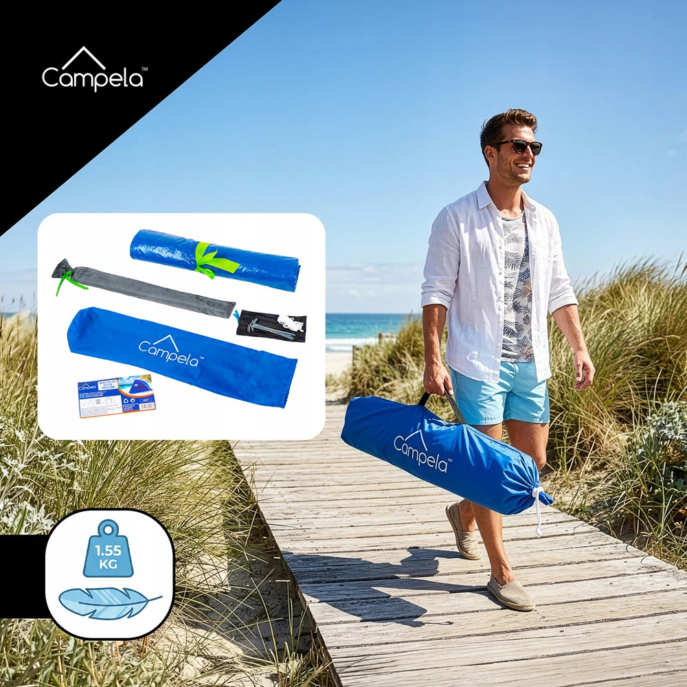 CAMPELA BEACH TENT UŽDARAS TURISTINIS KEMPINGAS 3-4 žmonėms