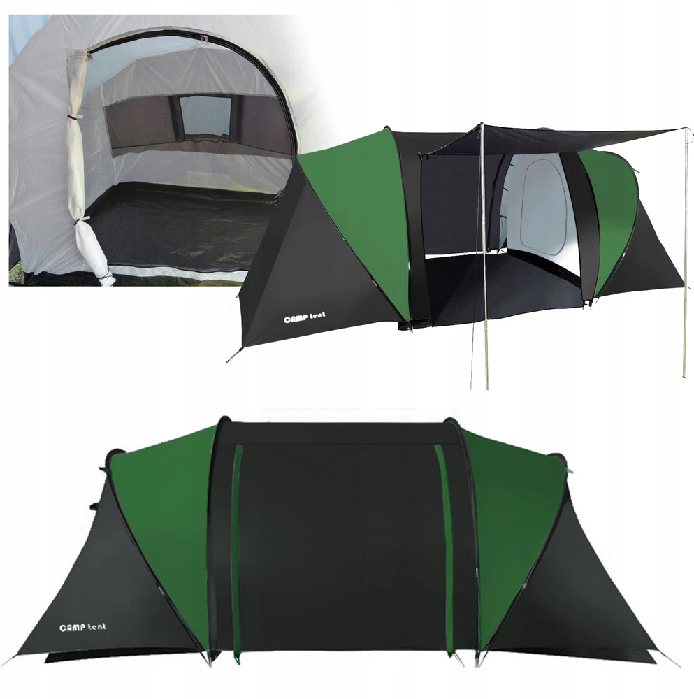 CAMP.tent.namiot dla 4 osób.su dużym przedsionkiem