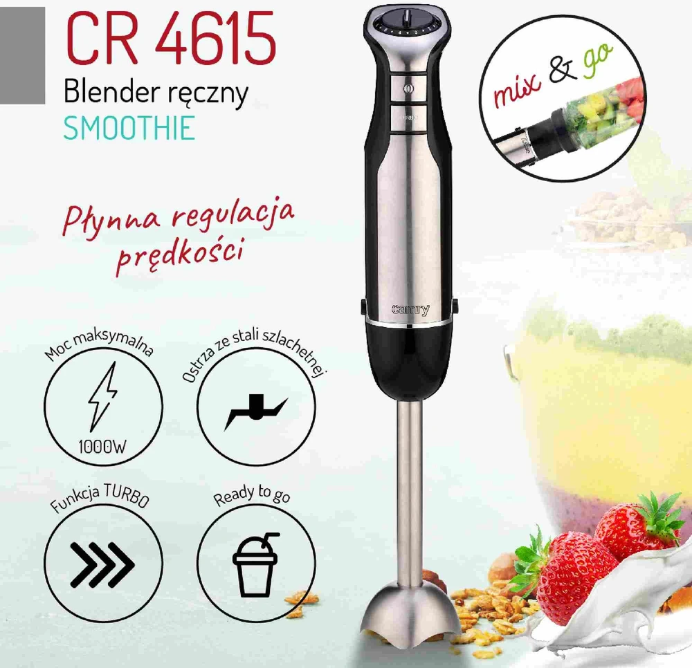 Camry CR 4615 SMOOTHIE rankinis trintuvas