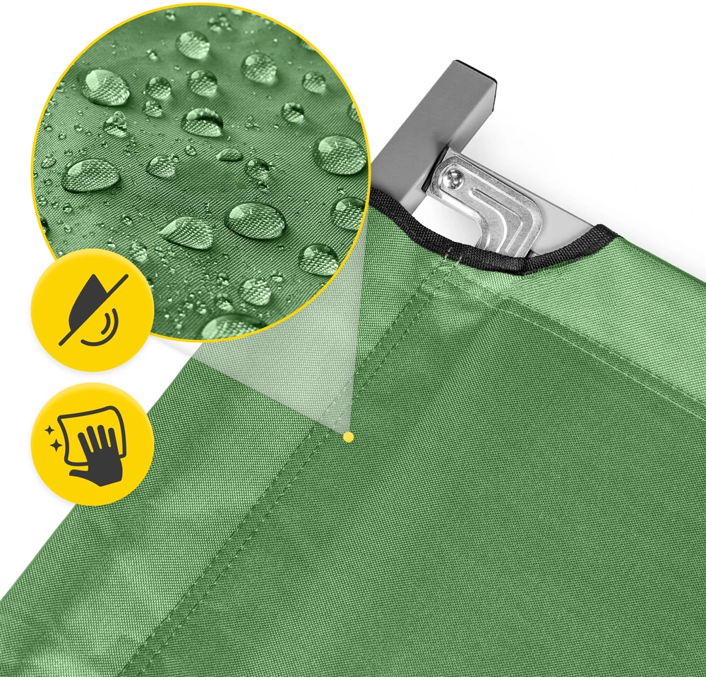 Canadian Tourist Camp Bed 120kg Fishing Survival Žalias Strong