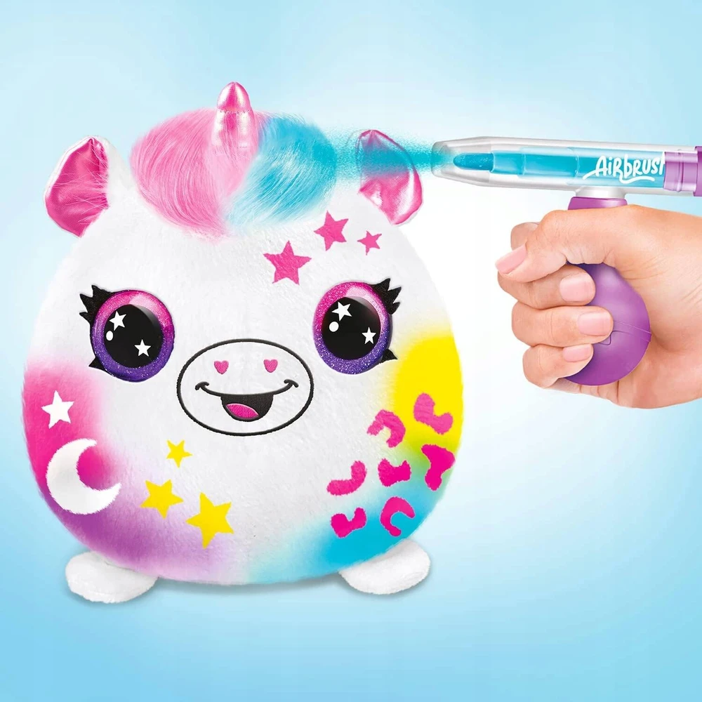Canal toys AIRBRUSH PLUSH Rinkinys su aerografu „Gyvūnėlis kibirėlyje“