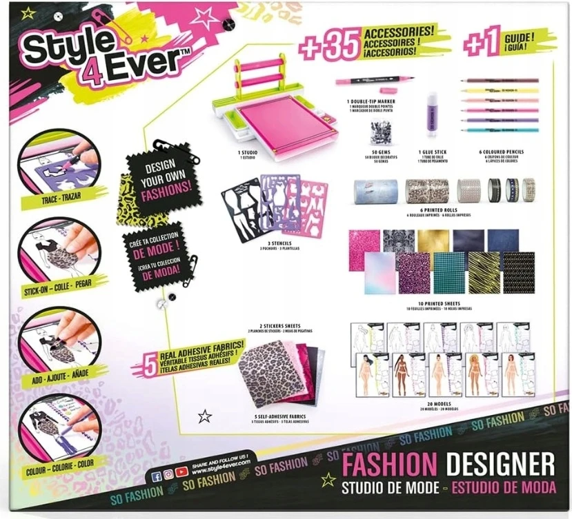 Style 4 Ever CANAL TOYS Rinkinys „Madų dizainerio studija“