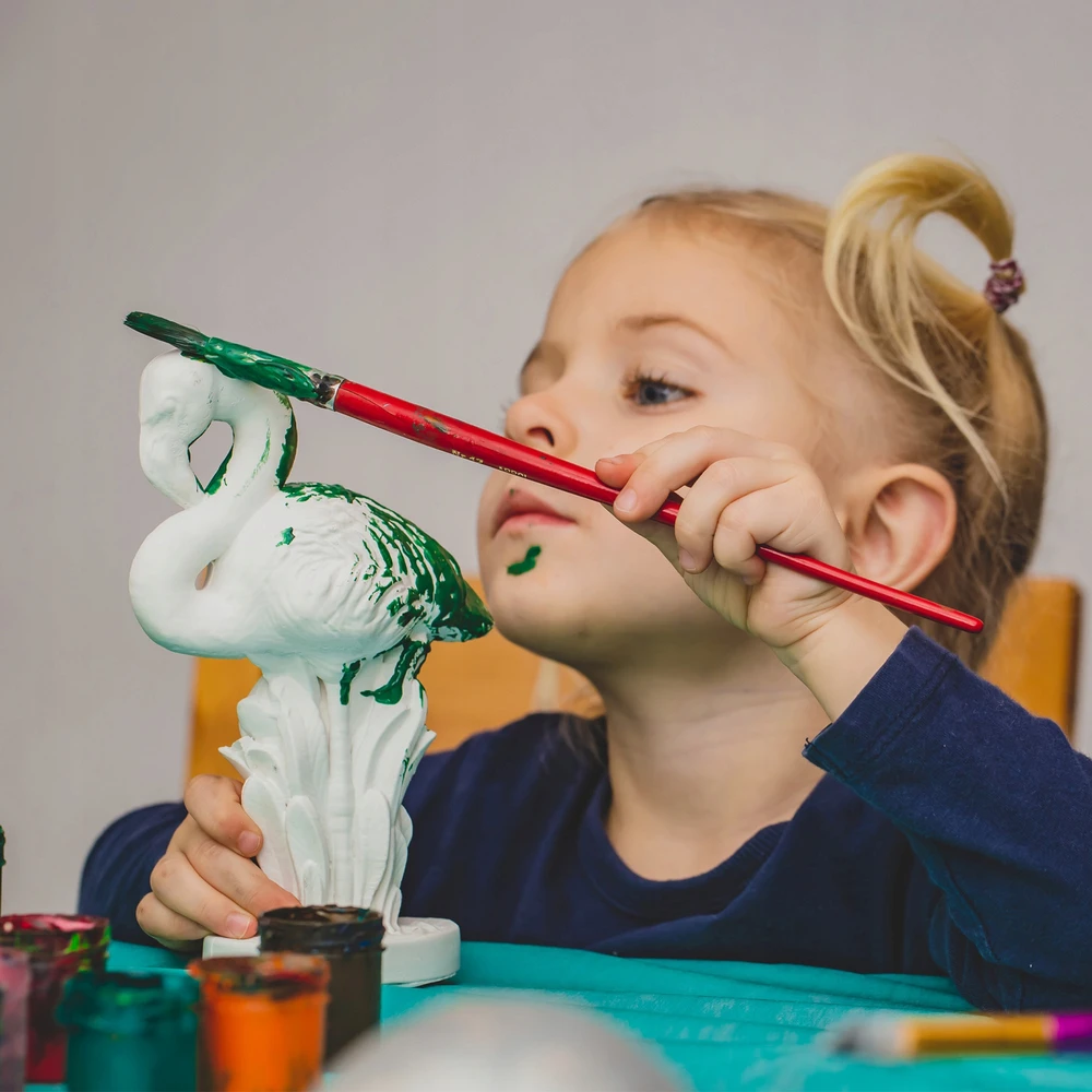 Candellana 3D Arklio spalvinimo knyga Gipso figūrėlė tapybai
