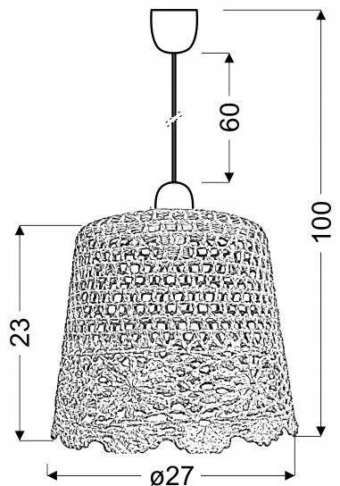 Pakabinamas šviestuvas Candellux Lighting Candellux šviestuvas Nonna