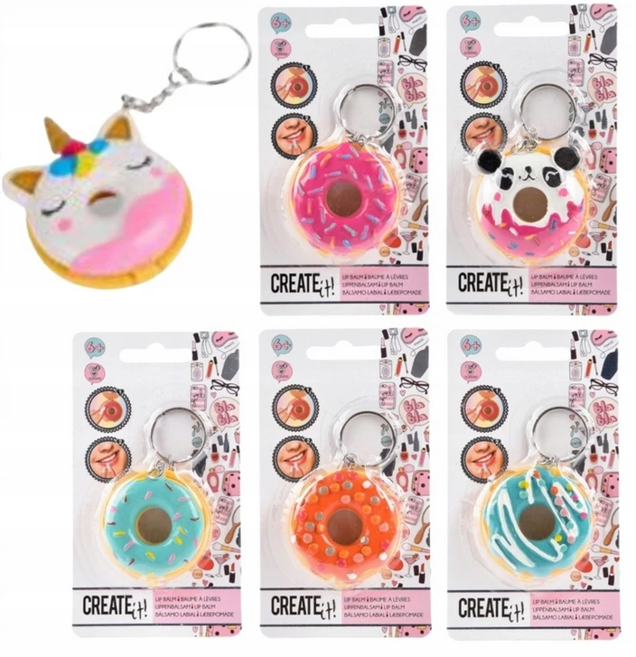 Create It Canenco Canenco 84135 CREATE IT GLOSS LŪPŲ BALZAMAS KEYRING MOTERS DIENAI ĮVAIRIŲ SPALVŲ